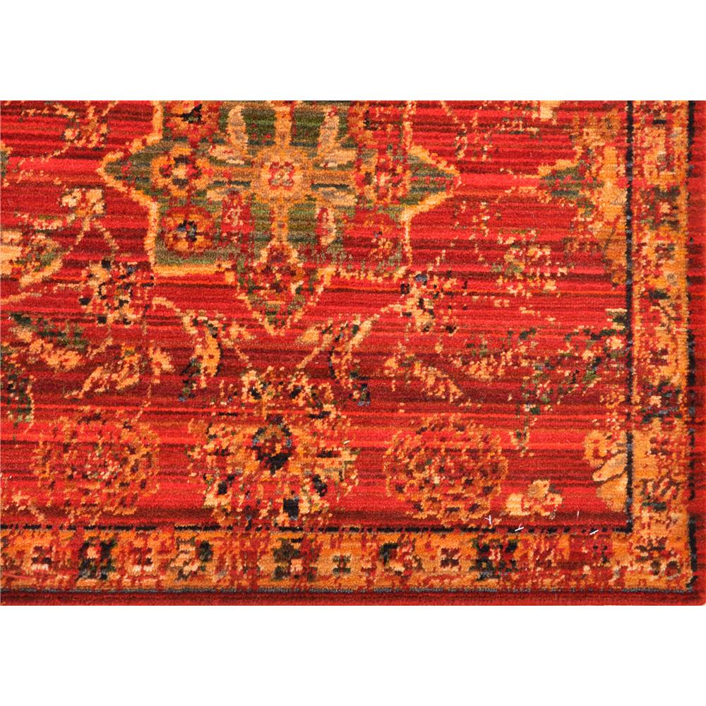 Nourison TML07 Timeless 5 Ft. 6 In. X 8 Ft. Rectangle Rug in Red